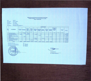 Laporan Rekapitulasi Realisasi Penggunaan Dana BOS Reguler Tahap 1